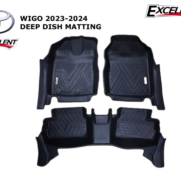TOYOTA WIGO 2023-2024 DEEP DISH MATTING EXCELLENT