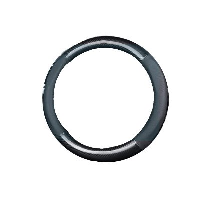 (A) LARGE CARBON STEERING WHEEL COVER