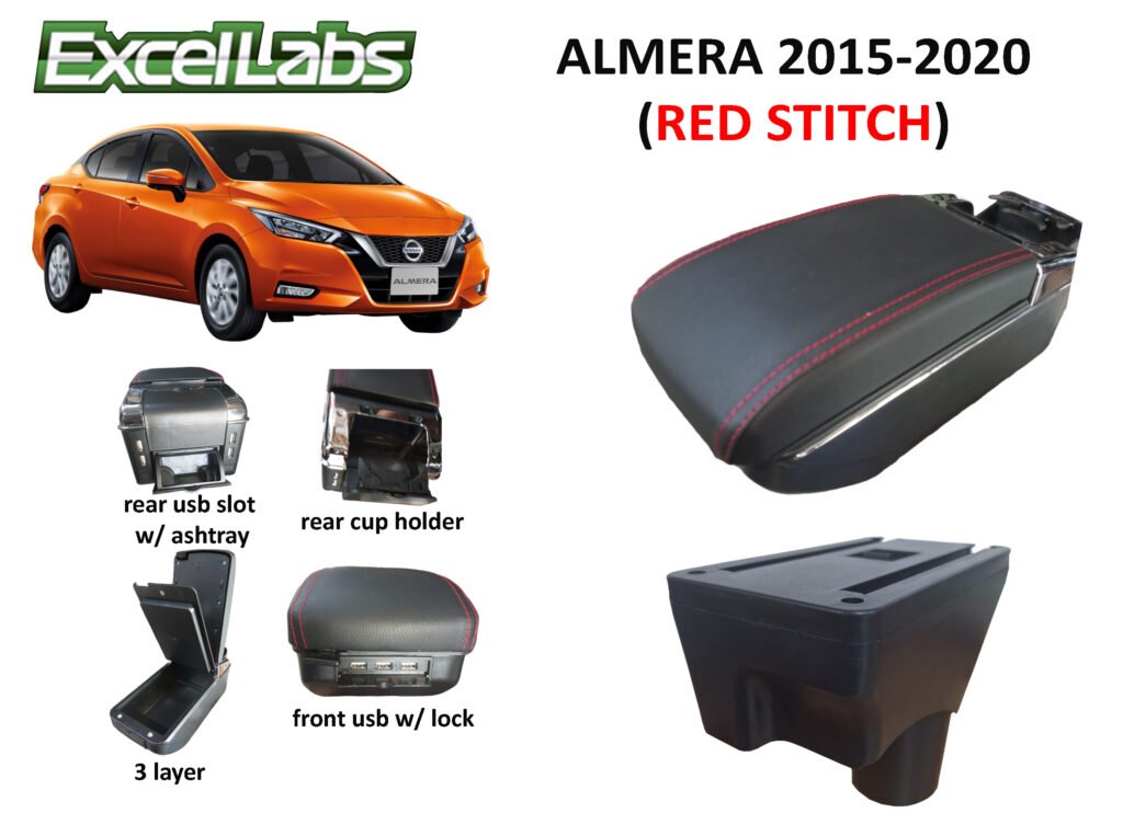almera-2015-2020-arm-rest-console-box-red-stitches