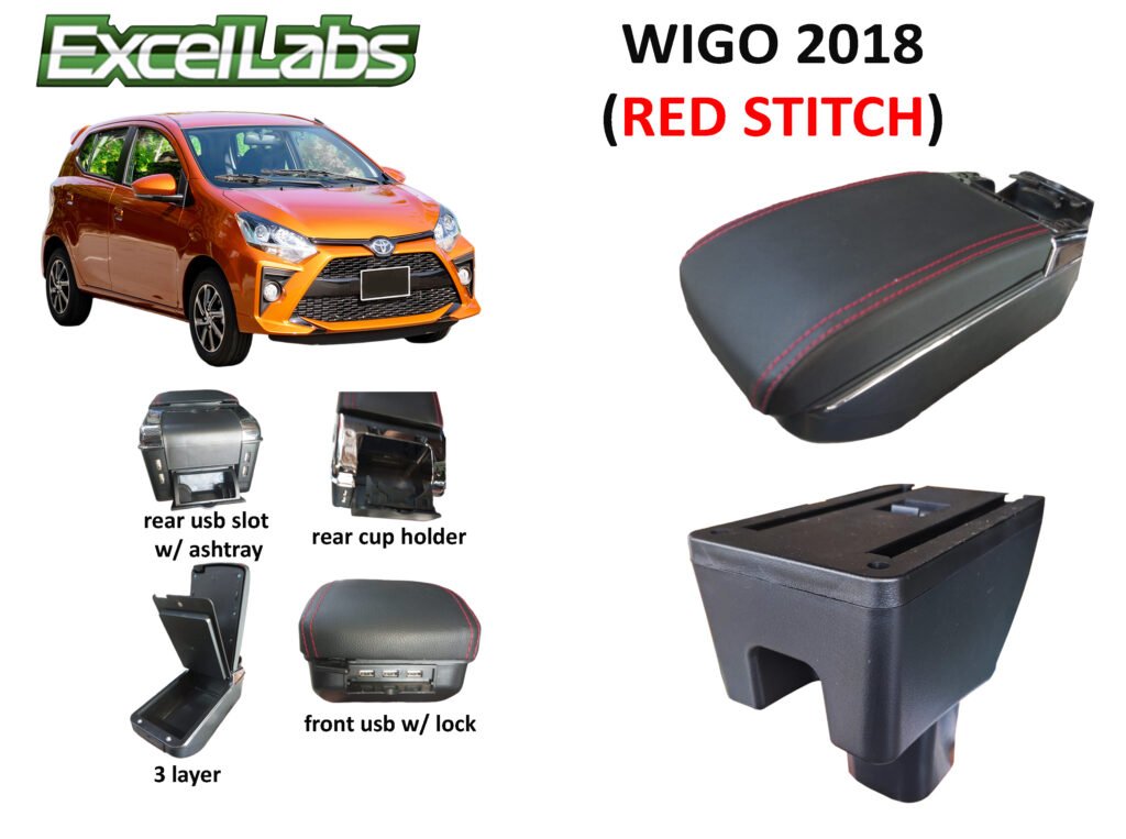 wigo-2018-arm-rest-console-box-red-stitches