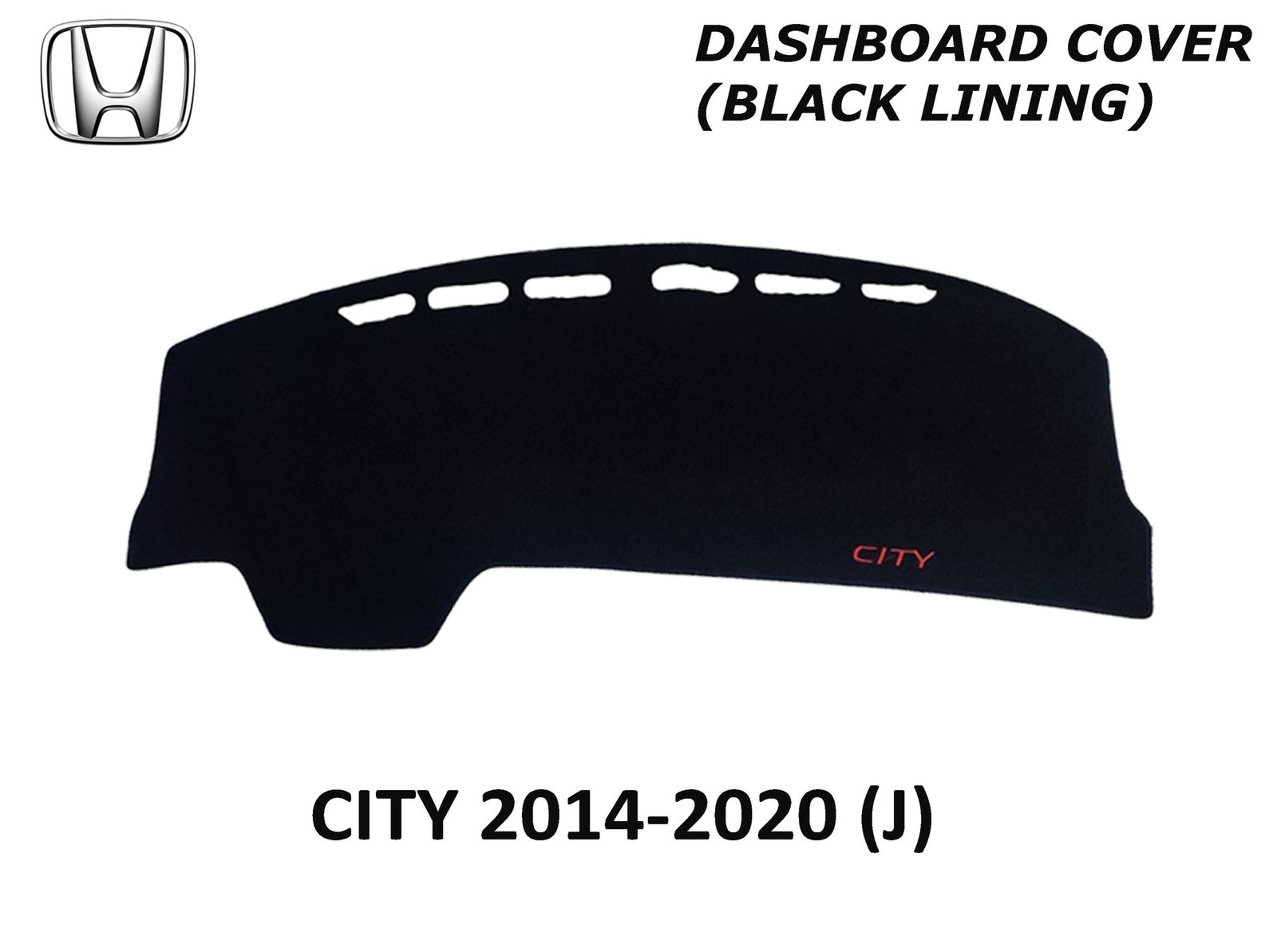 CITY 2015 DASH BOARD COVER (BLACK LINING)