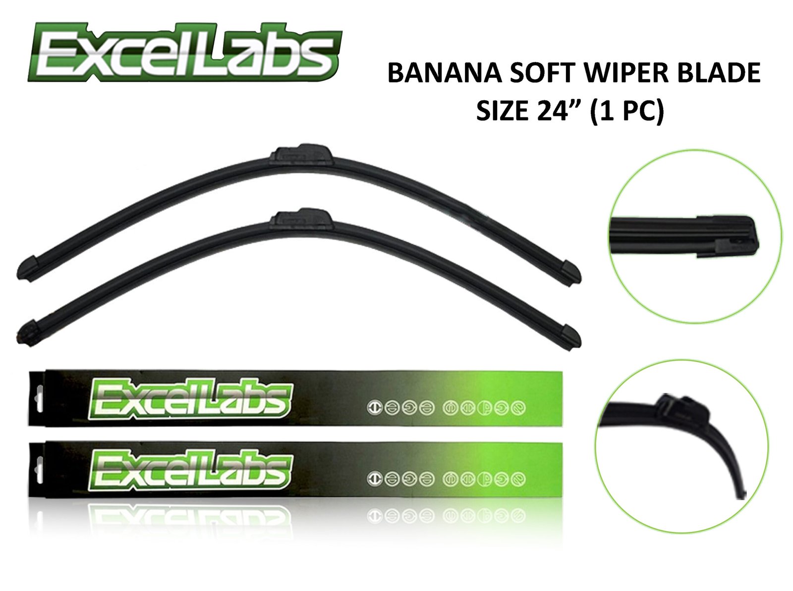 EXCELLENT WIPER RUBBER SIZE 24" (FRONT)