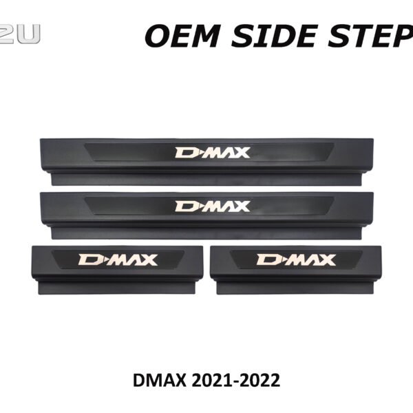 D-MAX / DMAX 2021 - 2022  SIDE STEPSILL WITH LOGO NO LED