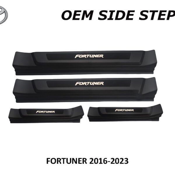 FORTUNER 2016 - 2023 SIDE STEPSILL WITH LOGO NO LED