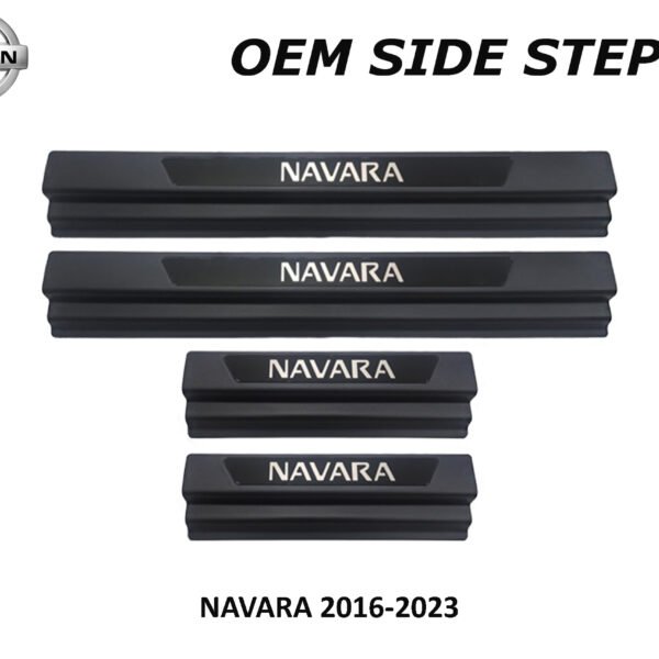 NAVARA 2016 - 2023 SIDE STEPSILL WITH LOGO NO LED