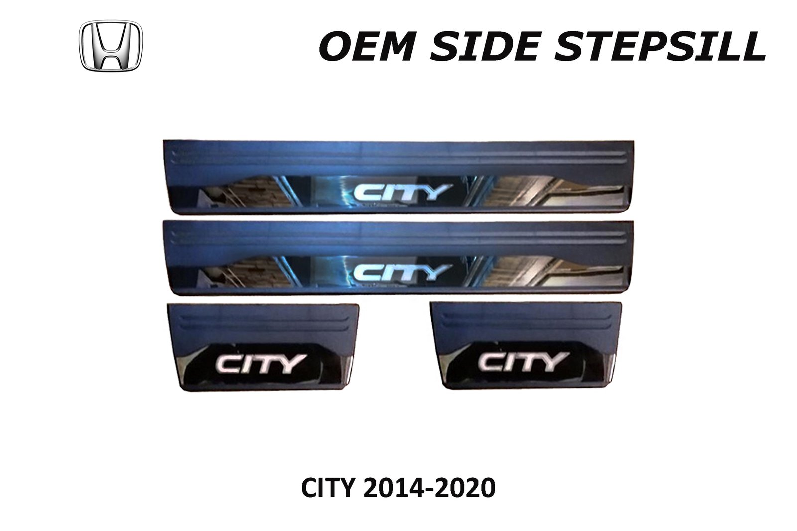 CITY 2014 - 2020 SIDE STEPSILL BLACK WITHOUT LED