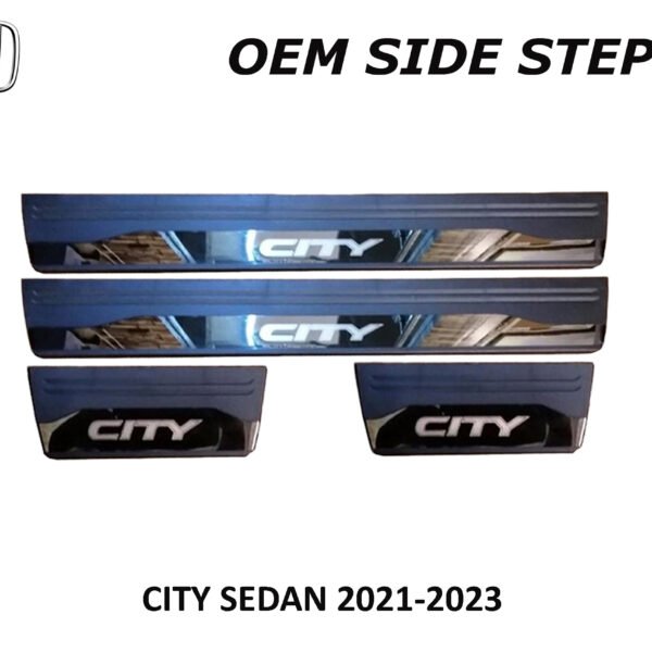 CITY 2021 - 2023 SIDE STEPSILL WITH LOGO NO LED