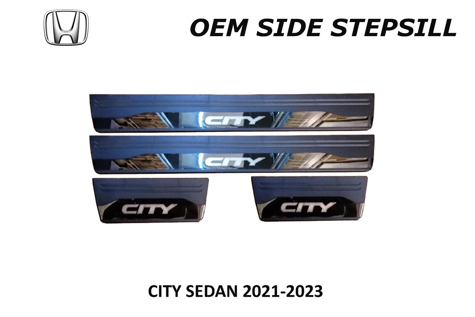 CITY 2021 - 2023 SIDE STEPSILL WITH LOGO NO LED