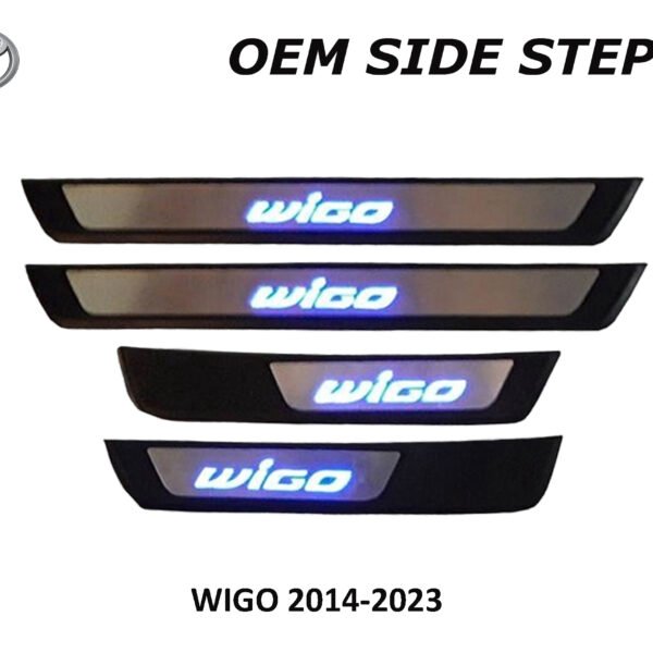 WIGO 2014 - 2023 SIDE STEPSILL WITH LED NEW STYLE