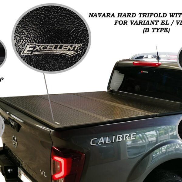 NISSAN NAVARA EL / VL / VE 2016 - 2024 HARD TRIFOLD WITH LED (B TYPE)