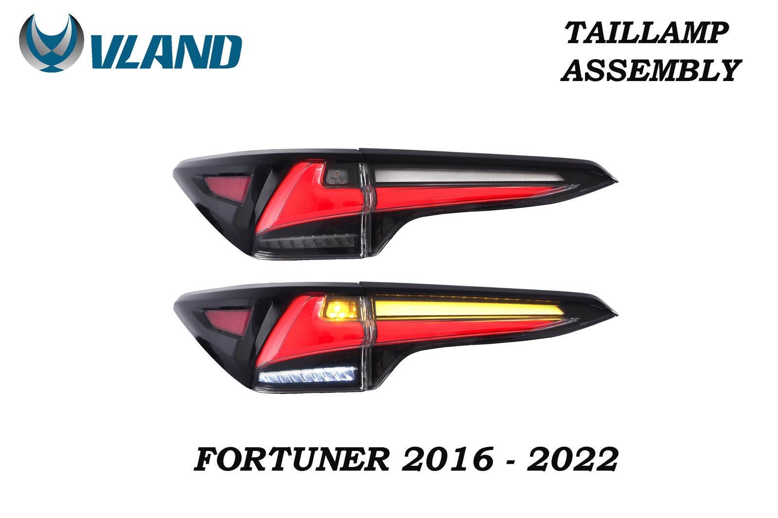 FORTUNER 2016 - 2022 TAILLIGHT CLEAR VLAND