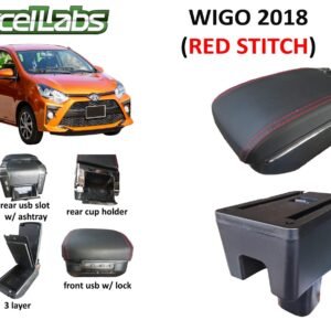 ACBWIGOHENAN-scaled-1.jpg WIGO 2018 ARM REST / CONSOLE BOX (RED STITCHES)