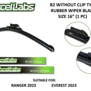 EXCELLABS RUBBER WIPER BLADE SIZE 16" (B2 WITHOUT CLIP)