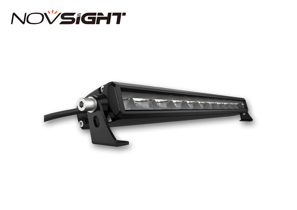 Rock Series 20 Inch Single Row Dual Color Beam LED Off-Road Light Bar White and Amber