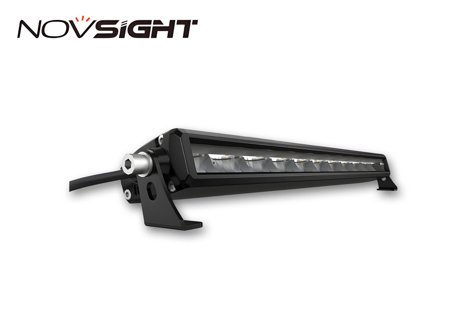 Rock Series 38 Inch Single Row Dual Color Beam LED Off-Road Light Bar White and Amber