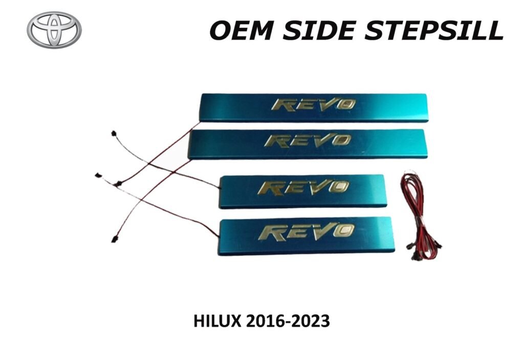 HILUX REVO 2016 - 2023 SIDE STEPSILL WITH LED