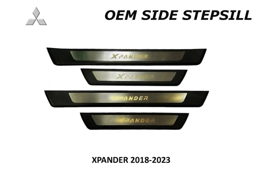 XPANDER 2018 - 2023 SIDE STEPSILL IN AND OUT WITH LOGO NO LED