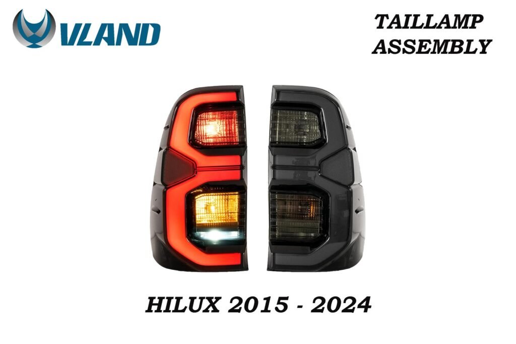 HILUX 2015 - 2024 VLAND TAIL LIGHT ASSEMBLY SMOKE